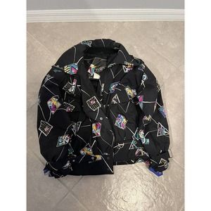 Tyrolia by Head ski jacket full zip multicolor down womens medium Vintage